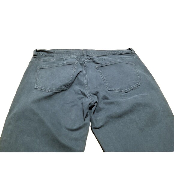 Flint & Tinder Pants Men 34x32 Slim Fit Gray 5-Pocket Straight Stretch (34x30.5) - Picture 4 of 7